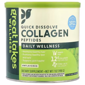 جريت ليكس ويلنس‏, كولاجين سريع الذوبان ، بيبتيدات ، daily wellness ، بدون نكهات ، 7 أونصات (198 جم)